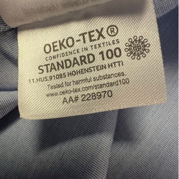 Ralph Lauren Blue Slim Fit Performance Stretch Blue Button Down Size XL - Picture 5 of 8